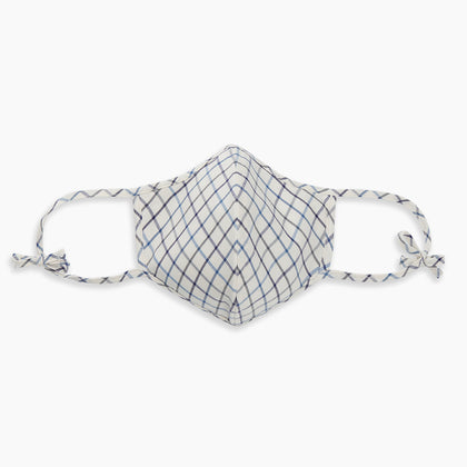 Check Blue Multi Commuter Mask With 3 Viroformula™ Filters Image 6