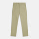 The Turnbull & Asser Beige Cotton Blend Manson Trousers feature a straight-leg cut, belt loops, side pockets, and a button closure, shown on a plain white background.