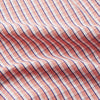 View 2 of product The Turnbull & Asser Orange Multi Check Cotton Arnold Gown features long sleeves, a shawl collar, wrap-around belt, and dark piping on the edges and pocket, displayed flat on a white background.