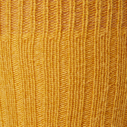 CASHMERE/COTTON BLEND OCHRE SOCKS Image 1