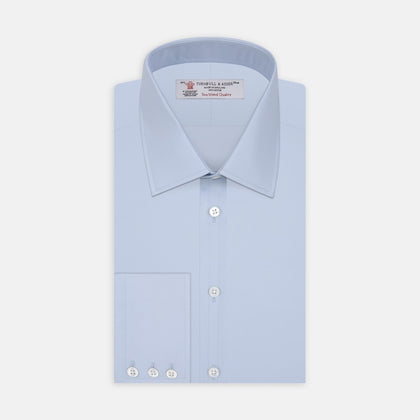 Light Blue Sea Island Quality Cotton Fabric Image 1