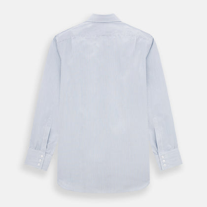 Blue Ticking Pinstripe Mayfair Shirt Image 2