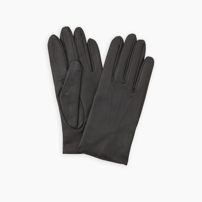 Berkeley Black Leather Evening Gloves Image 2