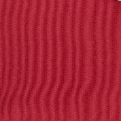 Red and White Piped Silk Pocket Square Image 2