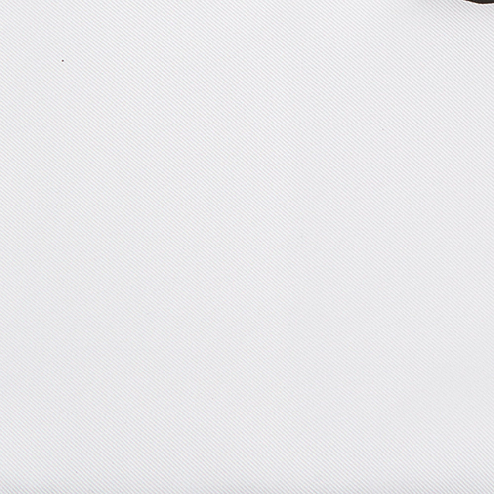 The Turnbull & Asser White and Black Piped Silk Pocket Square features a crisp white base with black edging, neatly folded to showcase the logo in black on the lower right—elegant monochrome style for any occasion, shown on a light gray background.