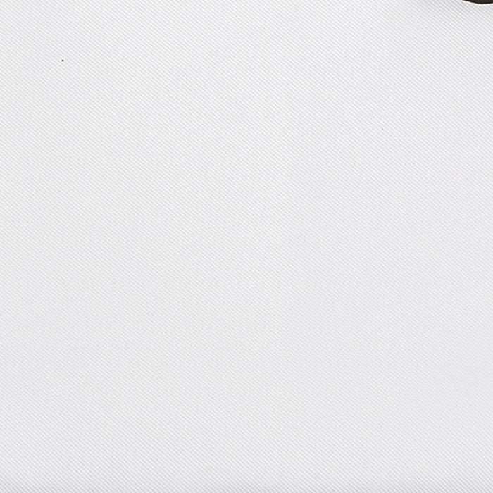 White and Black Piped Silk Pocket Square Image 2