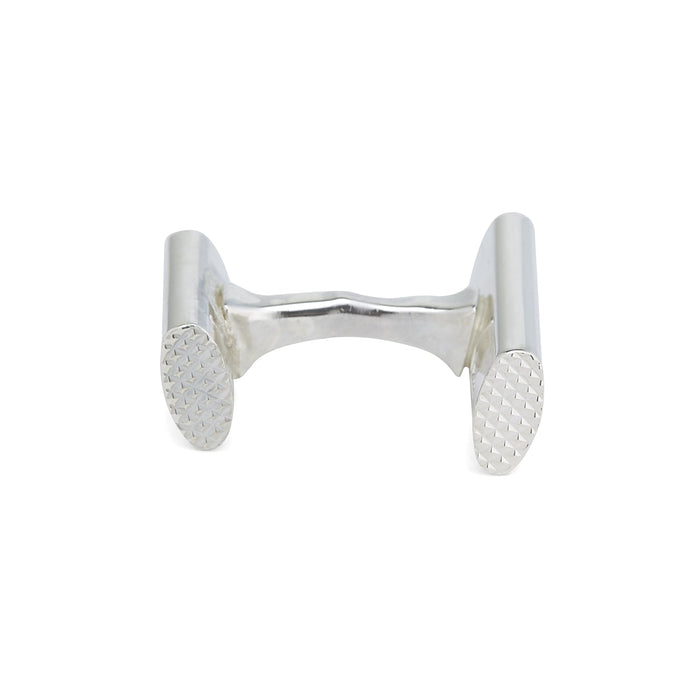 STERLING SILVER HANDLEBAR CUFFLINKS Image 2
