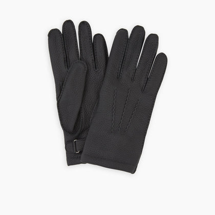 Black Kirkdale Leather Gloves Image 2