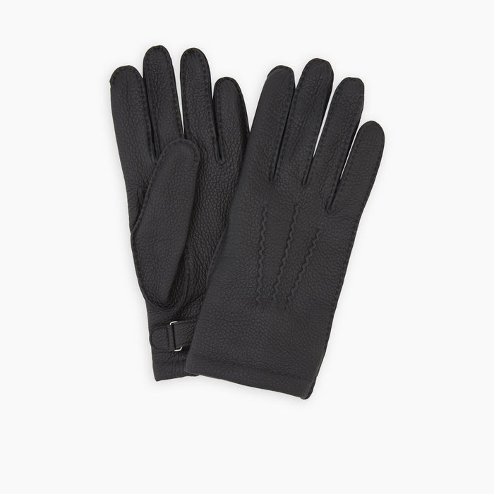Black Kirkdale Leather Gloves Image 2