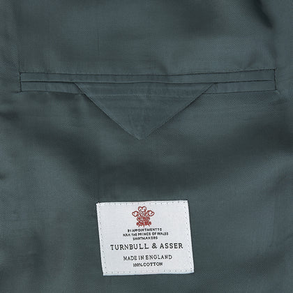 Green Double Breasted Velvet Smoking Jacket Image 1