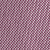 View 3 of product The Turnbull & Asser Dark Pink Houndstooth Silk Tie is rolled up and displayed on a plain white background.