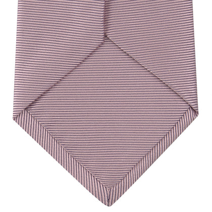 Rose Horizontal Twill Silk Tie Image 3