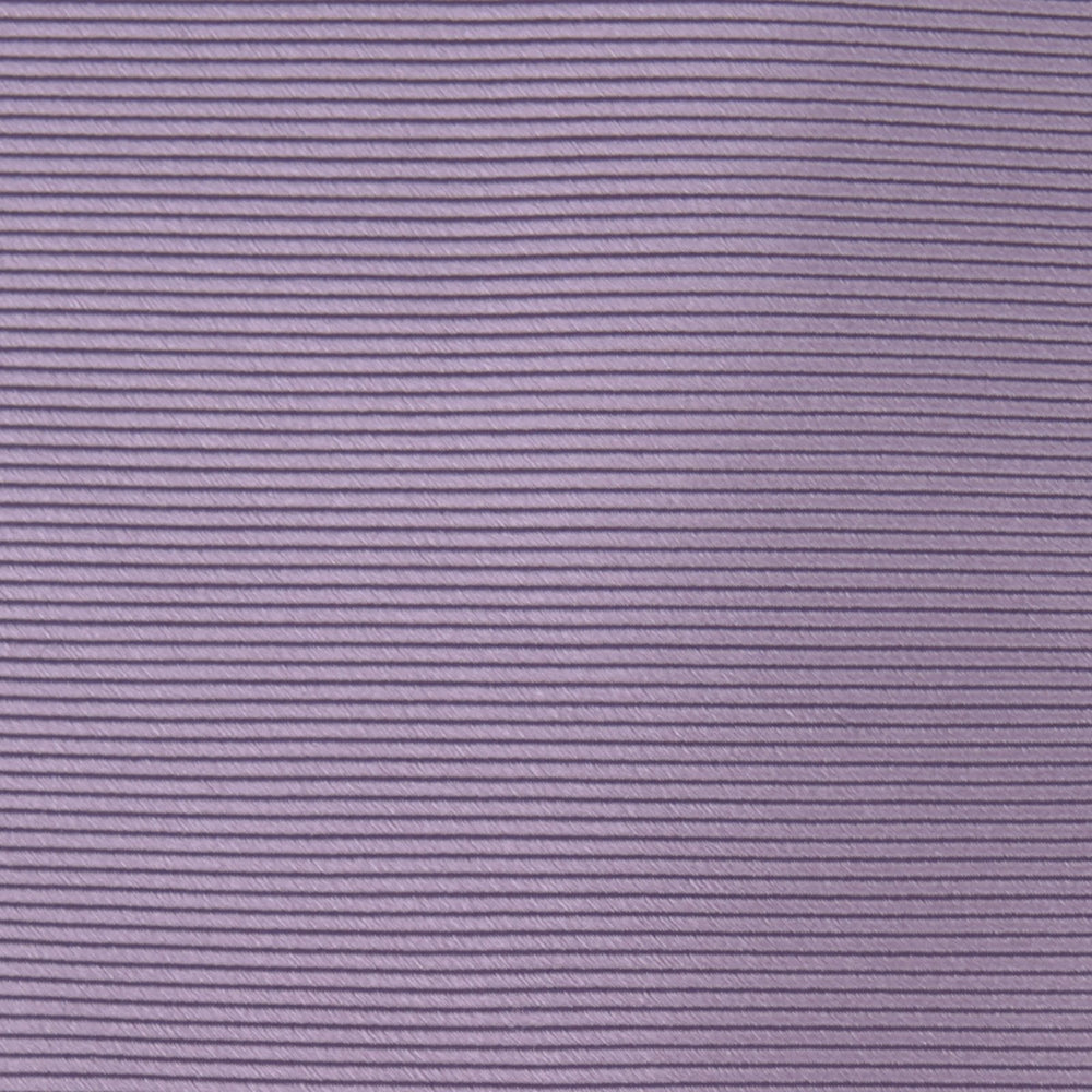 The Lilac Horizontal Twill Silk Tie by Turnbull & Asser features a subtle ribbed texture and neat roll, shown on a white background—an ideal accessory for any cotton shirt.