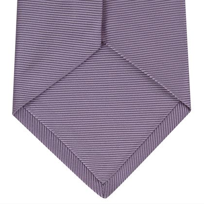 Lilac Horizontal Twill Silk Tie Image 3