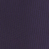 View 3 of product The Turnbull & Asser Plum Lace Silk Tie features a neatly rolled, dark purple design with a textured finish, displayed on a plain white background.