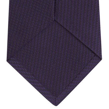 Plum Lace Silk Tie Image 3