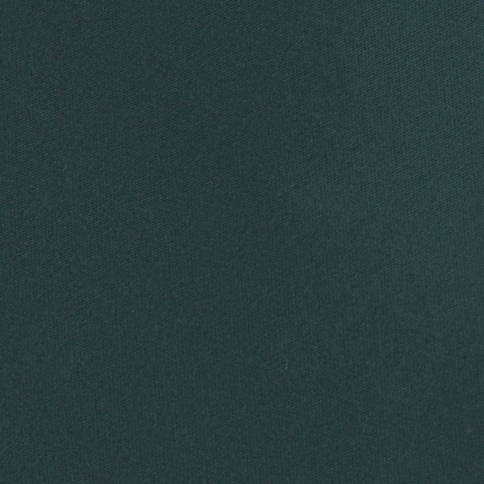 View 3 of product The Turnbull & Asser Forest Green Plain Satin Silk Tie, neatly rolled with a pointed end, is displayed on a plain white background.