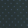 View 3 of product The Turnbull & Asser Forest Green and Blue Spot Lace Silk Tie features small blue dots on green silk—an elegant accessory to complement your favorite office shirt.