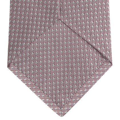 Rose and White Diamond Silk Tie Image 3