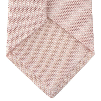 Light Pink Grenadine Silk Tie Image 3