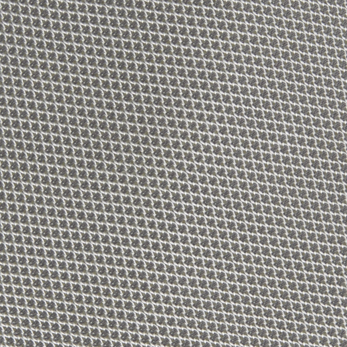 Light Grey Grenadine Silk Tie Image 2