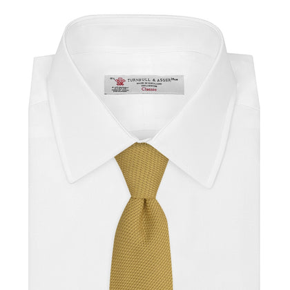 Gold Grenadine Silk Tie Image 1