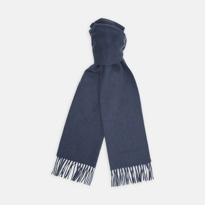 Slate Pure Cashmere Scarf