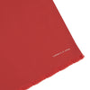 View 2 of product A Plain Red Silk Scarf by Turnbull & Asser is neatly folded and laid flat on a white background, featuring small white "Turnbull & Asser" text in one corner.