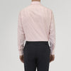 View 3 of product The Turnbull & Asser Pink Bengal Stripe Shirt with a T&A collar and 3-button cuffs is displayed against a white background.