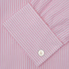View 6 of product A neatly folded Turnbull & Asser blue shirt with a regent collar and 2-button cocktail cuffs, displayed against a plain white background.