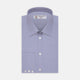 A Blue Prince of Wales Check Shirt by Turnbull & Asser, featuring a T&A collar and 3-button cuffs, is displayed against a plain white background.