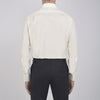 View 3 of product The Cream Sea Island Quality Cotton Shirt by Turnbull & Asser features a T&A collar and 3-button cuffs, crafted from premium cotton and displayed neatly folded against a plain white background.