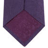 View 4 of product The Turnbull & Asser Purple Paisley Silk Tie, shown rolled on a white background, features an elegant paisley design—a stylish statement piece for any occasion.