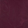 View 3 of product The Turnbull & Asser Burgundy Paisley Silk Tie, showcased rolled on a white background, is an elegant statement piece featuring a refined paisley design for any wardrobe.