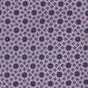 View 3 of product The Turnbull & Asser Lilac Geometric Silk Tie features a small, repeating mid-century motif in dark purple and black on white—an ideal accent for tailored jackets.