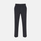 The Turnbull & Asser Manson Navy Wool Serge Trousers feature a tailored, straight-leg fit with belt loops, front button, and side pockets, crafted from wool serge twill and displayed against a white background.