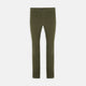 The Hanley Dark Olive Moleskin 5-Pocket Trousers by Turnbull & Asser are slim-fit casual trousers with front and back pockets, button closure, and belt loops, shown flat on a white background.