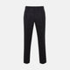 The Turnbull & Asser Brown Worsted Wool Pleated Formal Trousers feature belt loops, side pockets, and a button closure, crafted from fine wool and shown against a plain white background.