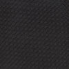 View 3 of product The Slim Black Grenadine Silk Tie by Turnbull & Asser, featuring a unique textured weave, is rolled up and displayed against a plain white background.
