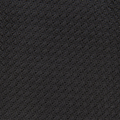 Long Black Grenadine Silk Tie Image 3
