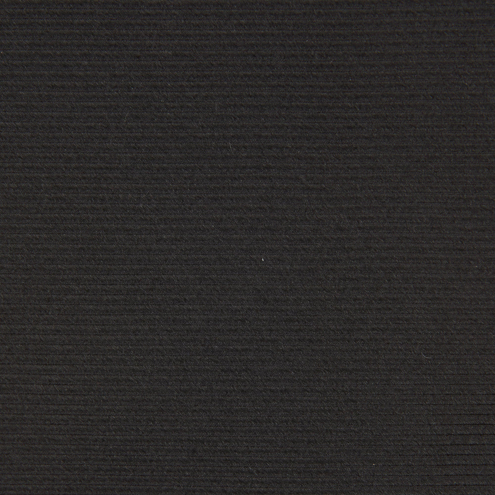 The Turnbull & Asser Black Twill Silk Tie features a subtle textured pattern and is displayed neatly rolled on a plain white background.