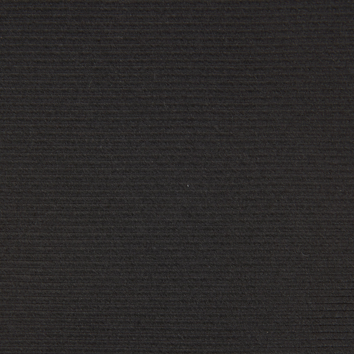 View 3 of product The Turnbull & Asser Black Twill Silk Tie features a subtle textured pattern and is displayed neatly rolled on a plain white background.