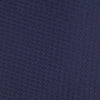 View 3 of product A close-up of the Turnbull & Asser Long Navy Lace Silk Tie, featuring a subtle lace weave texture, rolled up and displayed on a plain white background.