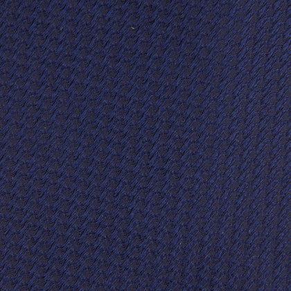 Navy Lace Silk Tie Image 2