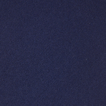 Navy Plain Satin Silk Tie Image 2