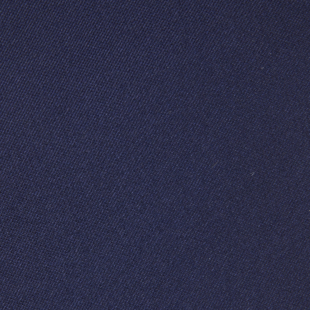 The Turnbull & Asser Slim Navy Plain Satin Silk Tie, crafted from smooth silk in a deep blue shade, is an elegant accessory ideal for smart dressing.