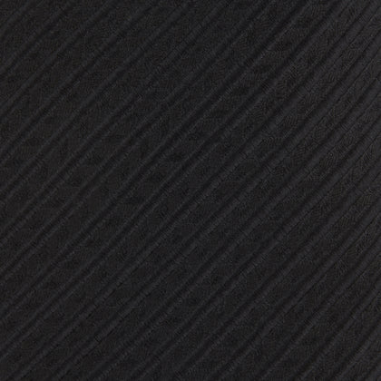 Black Ottoman Silk Tie Image 2