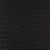 View 3 of product The Turnbull & Asser Black Knitted Silk Tie features a textured pattern and is displayed rolled up on a white background—a stylish, versatile accessory perfect for elevating any gentleman's wardrobe.