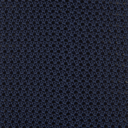 Navy Knitted Silk Tie Image 2