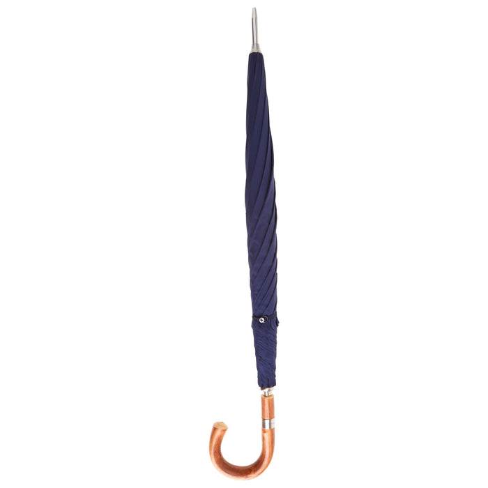 Navy Umbrella with Chestnut Crook Image 1